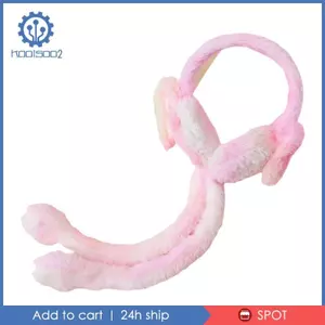 Dụng cụ làm ấm tai thỏ sang trọng mềm mại, miếng bảo vệ tai ấm áp để bảo vệ mùa đông ngoài trời