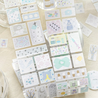 ENWEI 60mm * 2m 1 Cuộn [Collecting Stars Series] Tailor Hang Tag Pill Tạp chí cơ bản Vật liệu cơ bản Nhãn dán băng Washi Văn phòng phẩm