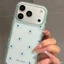 Ốp Điện Thoại Sương Mù Hoa Cho iPhone 17 Pro Max 16 15 14 13 Vỏ Bảo Vệ Chống Sốc