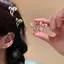 AqToCna Nhiều Màu Sắc Đầu Công Chúa Mini Nơ Nhỏ Kẹp Kim Loại Phụ Kiện Tóc Gãy Tóc Nổ Kẹp Mũ Đội Đầu AqToCna