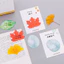Note Note Note Note Note Note Tiện Lợi Nhỏ n Sáng Tạo Mô Phỏng Lá Thời Gian Miếng Dán Văn Phòng Phẩm Tươi Dễ Thương Lá Phong Tin Nhắn