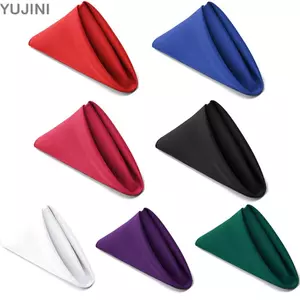 Khăn ăn tối YUJUNI Bàn trang trí đám cưới Vải lanh có thể giặt được Bàn cưới