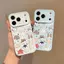 Ốp lưng bộ nhãn dán nhiều loài thú cưng dễ thương phù hợp với iPhone17promax 16/15/14