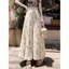 Quần ống rộng Bud hoa mùa hè cạp cao Drape Loose Bloomers Cover Đáy sâu hơn Nhìn đi biển Kỳ nghỉ giải trí Sunscre