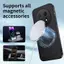 YJD Ốp Lưng Cho Huawei Nova 15 Max Sợi Carbon Họa Tiết Da Tích Hợp Giá Đỡ Từ Tính Thu Hút Chống Rơi Vỏ Điện Thoại