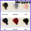 MERIGGIARE Áo Hijabs buộc sẵn, Mũ Turban màu trơn, Thời trang co giãn lưng ren hoa mỏng Modal bên trong Mũ trùm đầu nữ
