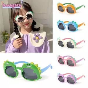 Kính mắt dự tiệc BORAGETE Luau, Kính râm trẻ em mới lạ dễ thương, Kính mắt dự tiệc hình khủng long sáng tạo ngộ nghĩnh dành cho trẻ em