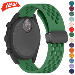 Dây đeo silicon cho Omega X Swatch Joint Moon Swatch Planet band kim loại khóa từ tính vòng tay thay thế Correa