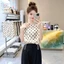 Áo sơ mi cổ điển mới mùa hè in hình thời trang dáng rộng chấm bi cho nữ