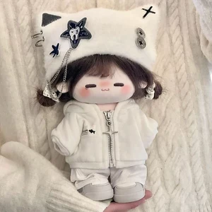 Bộ quần áo trẻ em 20cm Ichiban Quần áo búp bê Cotton không thuộc tính Mũ tai mèo dễ thương Thời trang Mặc tinh tế