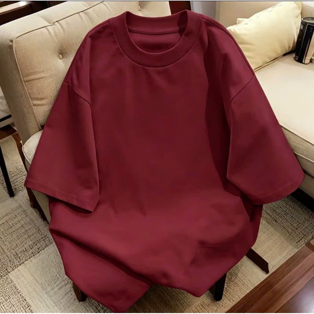 Áo phông basic dáng rộng tay lỡ thời trang và thoải mái-ÁO PHÔNG TRƠN-chaggg