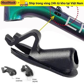 Giá đỡ dây phanh xe đạp NEATNOOK, phích cắm khung định tuyến cáp bền 24X8.5, hướng dẫn cáp Grommets trọng lượng nhẹ