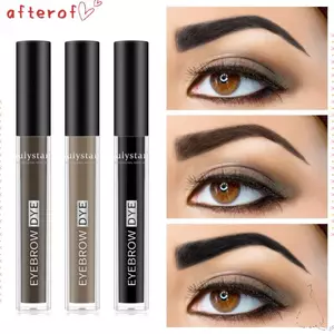 Kem dưỡng lông mày nhuộm chất lỏng AFTEROF, Tint lông mày chống thấm mồ hôi, Kem trang điểm không phai màu lâu trôi cho Julystar