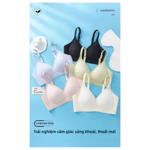 Áo ngực lụa cao su tự nhiên vô hình phong cách mỏng mùa hè có miếng Gel hỗ trợ, ngăn ngừa chảy xệ, có hiệu ứng tập hợp, không có vòng thép, hiệu ứng định hình tốt.