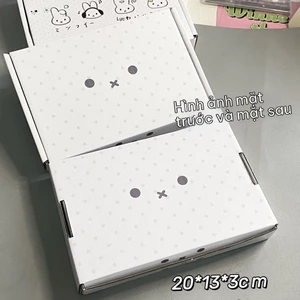 Hộp đựng quà tặng 20*13*3cm H54 - Hộp Quà Handmade Hình Thỏ Phong Cách Nhật
