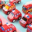 GHX 5 Cái Sinh Nhật Trẻ Em Ủng Hộ Quà Tặng Tắm Cho Bé Hoạt Hình Trẻ Em Mini Kéo Ba Lửa Tru Xe Cảnh Sát Đồ Chơi DIY Trang Trí VN