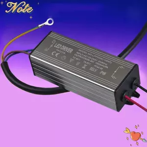 Máy biến áp đèn LED NOTE1, Bộ nguồn điều khiển LED 1500mA chống nước, Nhôm cách ly 50W AC 85-265V sang DC24-36V Đèn pha trình điều khiển dòng điện không đổi
