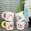 Cốc nước súc miệng trẻ em bằng thép không gỉ 316 Cốc đựng bàn chải đánh răng dễ thương kháng khuẩn có tay cầm Cốc rửa gia đình Sốc-