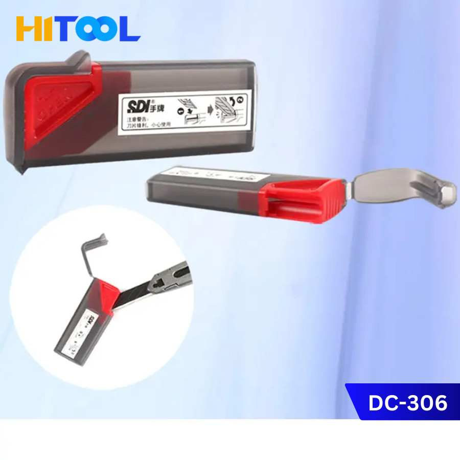 Bộ dao trổ, rọc giấy  SDI chống rung 30 độ tự động khóa an toàn DC307