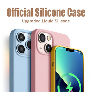 Ốp điện thoại silicon lỏng chính thức CrashStar có IPhone 16 15 14 13 12 11 Pro Max Mini X XR XS Max 8 7 Plus + SE2020 Vỏ màu trơn thân thiện với da với vỏ nhung.