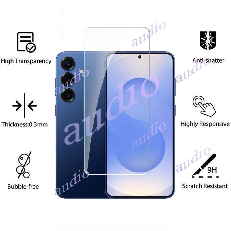 Dành Cho Samsung S25 FE 5G 2in1 Kính Cường Lực Toàn Màn Hình Phim Có Bảo Vệ Camera Cho Samsung Galaxy S25 FE S25FE 5G Phim Bảo Vệ Màn Hình Điện Thoại Cho SamsungS25 FE GalaxyS25 FE 5G