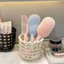 Giá đỡ bàn chải đánh răng ROLY, có lỗ thoát nước Thiết kế dệt Bút và Giá đỡ bàn chải, Hộp lưu trữ phòng tắm có thể giả