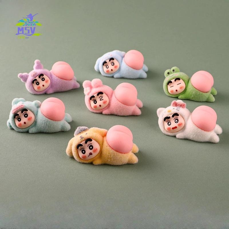 Đồ trang trí hình Crayon Shin-chan bằng nhựa mềm, phù hợp làm đồ handmade DIY