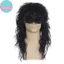 Sundance Tóc Giả Mullet Dài Xoăn Style Rocker cho Nam - Perfect cho Halloween Cosplay