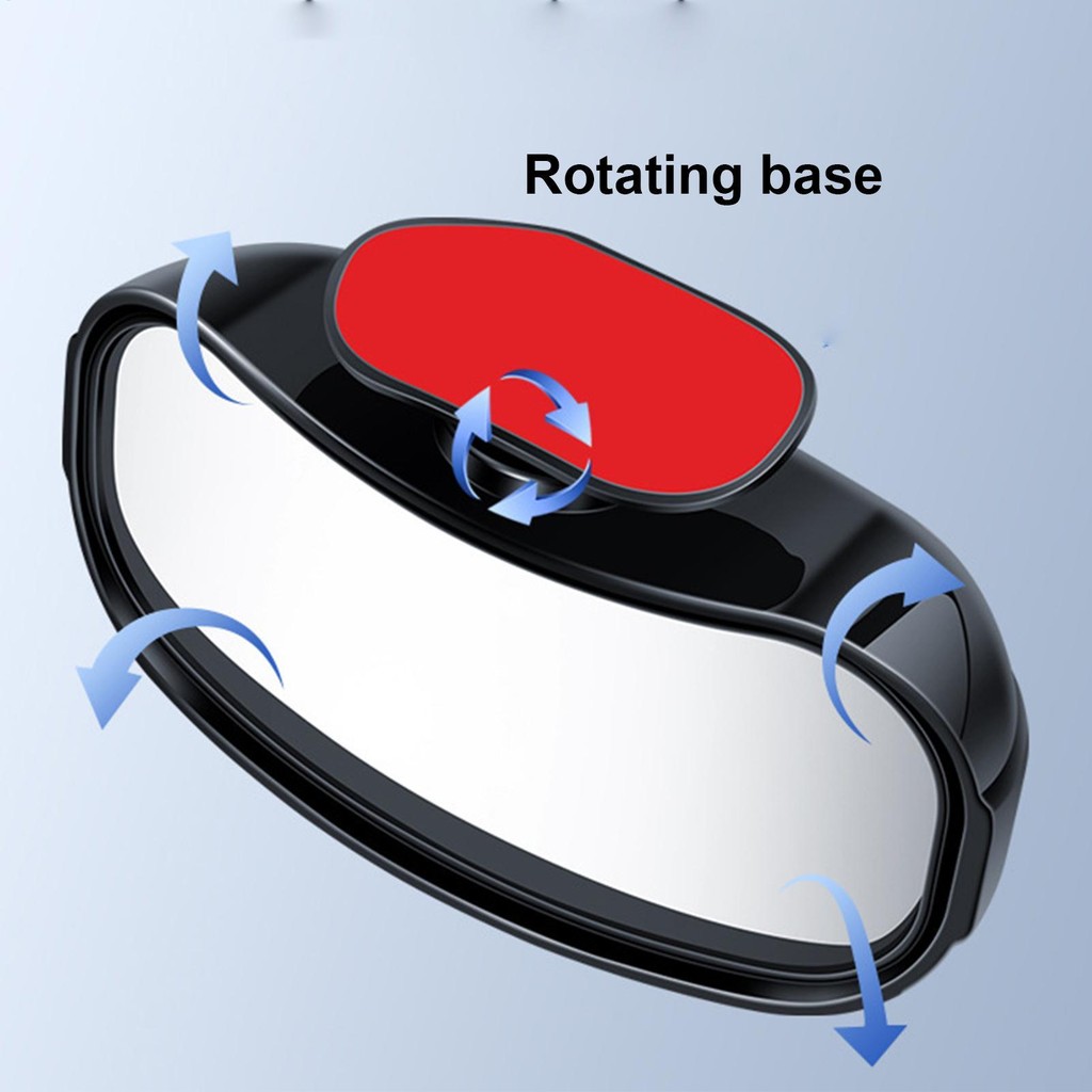 Gương góc rộng Ô tô Góc rộng Điểm mù Gương xoay 360 độ An toàn ô tô Gương chiếu hậu phụ trợ cho abrtedvn