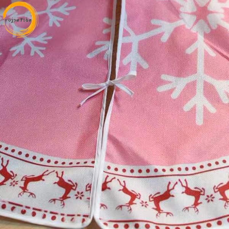 60cm Hồng Cây Giáng Sinh Váy Giáng Sinh Bông Tuyết Ông Già Noel Cây Váy Giáng Sinh Vui Vẻ Trang Trí Chúc Mừng Năm Mới