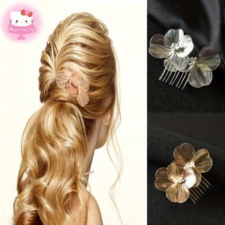 Ánh Trăng Phong Cách Cổ Đại Hoa Dành Cho Nữ Bé Gái Cưới Phụ Kiện Tóc Cưới Hairbs Phù Dâu Mũ Đội Đầu Quà Tặng EN