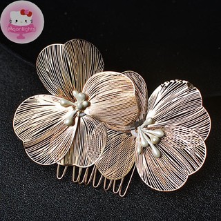 Ánh Trăng Phong Cách Cổ Đại Hoa Dành Cho Nữ Bé Gái Cưới Phụ Kiện Tóc Cưới Hairbs Phù Dâu Mũ Đội Đầu Quà Tặng EN