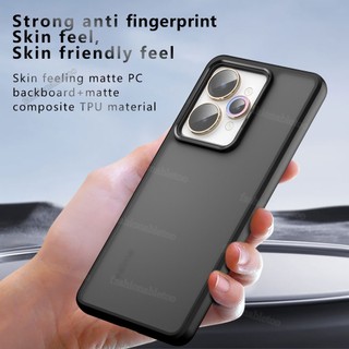 Ốp Lưng Cho Realme 15 pro plus Realme15pro + Realme15T Matte Skin Feel Transparent Frosted TPU Ốp lưng Acrylic Từ Tính Với Áo Giáp Sạc Không Dây Ốp Lưng Chống Sốc