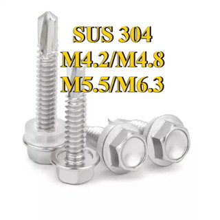 Vít bắn tôn inox 304 M4.2 / M4.8 / M5.5 / M6.3 [LXY-CB-1]