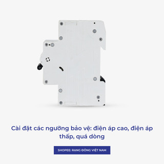 Aptomat thông minh WiFi Rạng Đông điều khiển từ xa qua wifi Model: RD.MCB.WF 2P C63