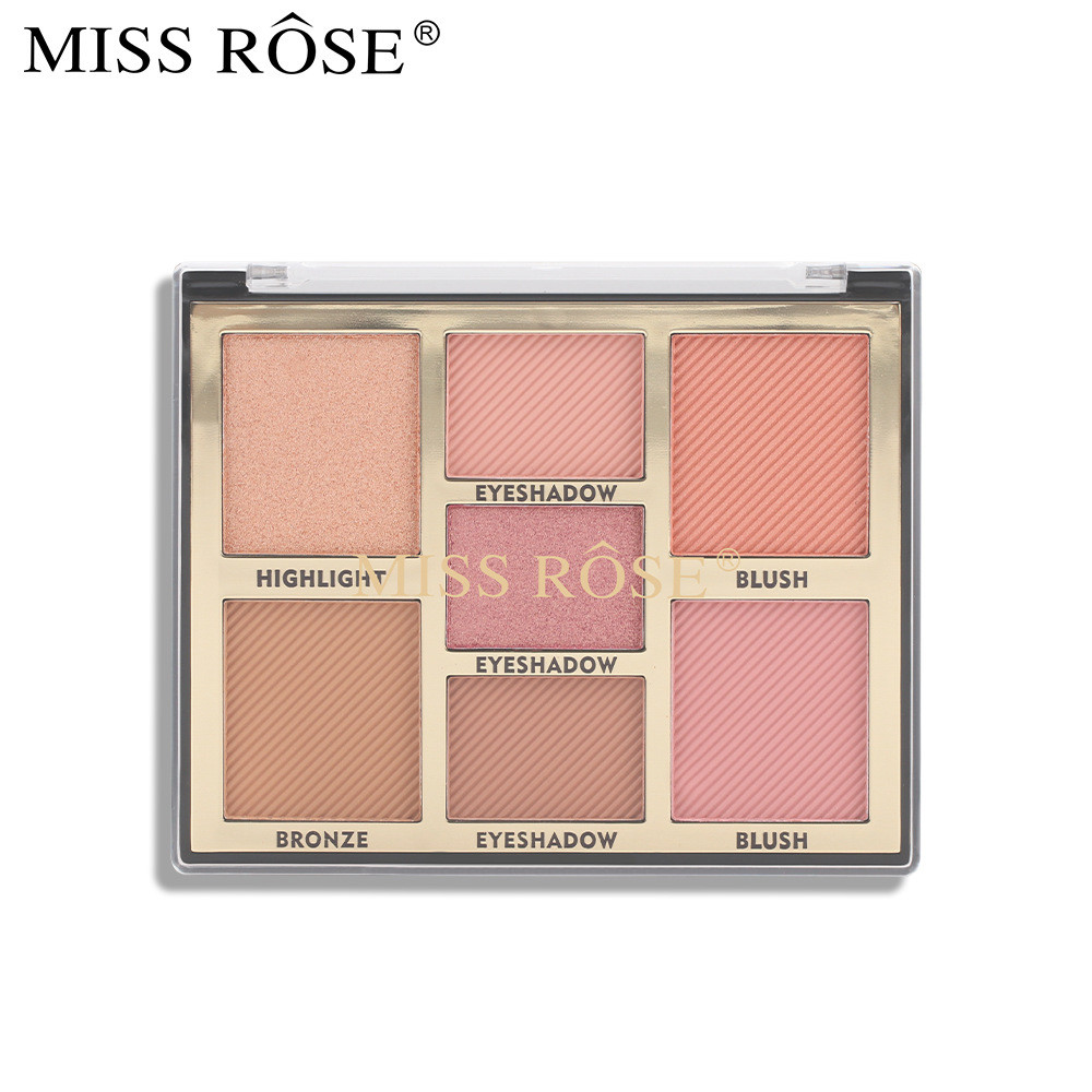 MISSROSE Đa Năng Mở Rộng Màu Sắc Highlighter Blush Palette Pearlescent Với Nhấp Nháy Làm Sáng Matte Blush Bảng Màu Tất Cả Trong Một