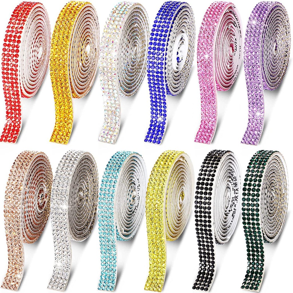 Pha lê kim cương tự dính DIY - Trang trí quần áo và phụ kiện