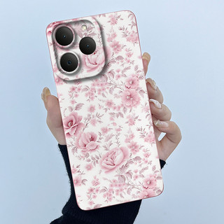 Ốp điện thoại Cho Realme 15T Gấu Trúc Dễ Thương Ngọt Ngào Bé Gái Mèo Vuông Silicon Lỏng Mềm Ốp điện thoại Cho Realme15T 5G Vỏ Bảo Vệ Ốp điện thoại Mỏng