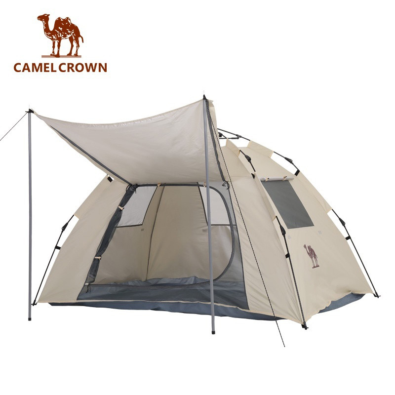 Lều CAMEL CROWN xếp tự động chống nắng mưa tiện lợi cho 2-3 người sử dụng