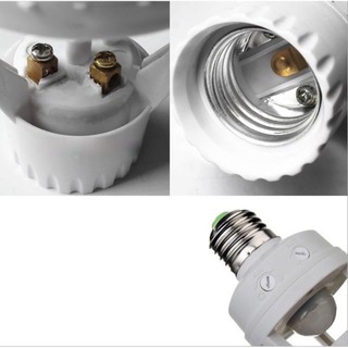 【COD】Đui xoáy cảm biến thông minh E27 tự động điều chỉnh ánh sáng theo chuyển động, tiết kiệm năng lượng, chống trượt