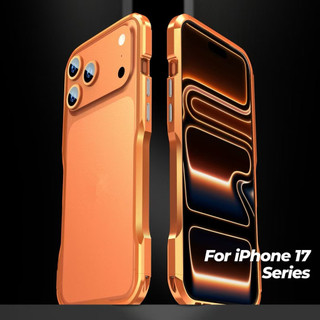 [JLK] Ốp điện thoại ốp lưng bảo vệ bằng nhôm 17ProMax cho iPhone 17 Pro Max 17Air Vỏ khung kim loại chống sốc