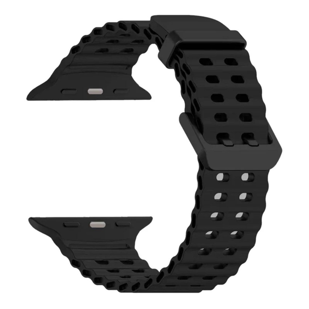 Dây đeo thở bằng silicon cho Apple Watch Series 11 / 10 46mm Ultra 3 / 2 / 1 49mm 9 8 7 6 5 4 SE 3 44mm 45mm 42mm