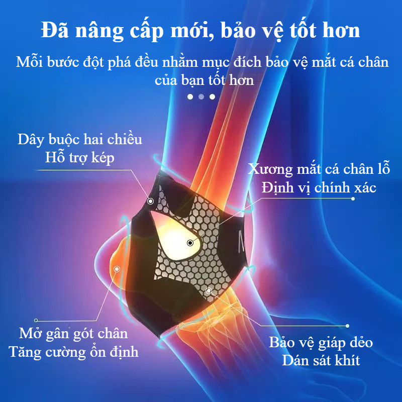 Dây bảo vệ mắt cá chân,Băng quấn cổ chân,Băng bảo vệ cổ chân,Chống Lật, Phòng Tránh Chấn Thương Đá Bóng
