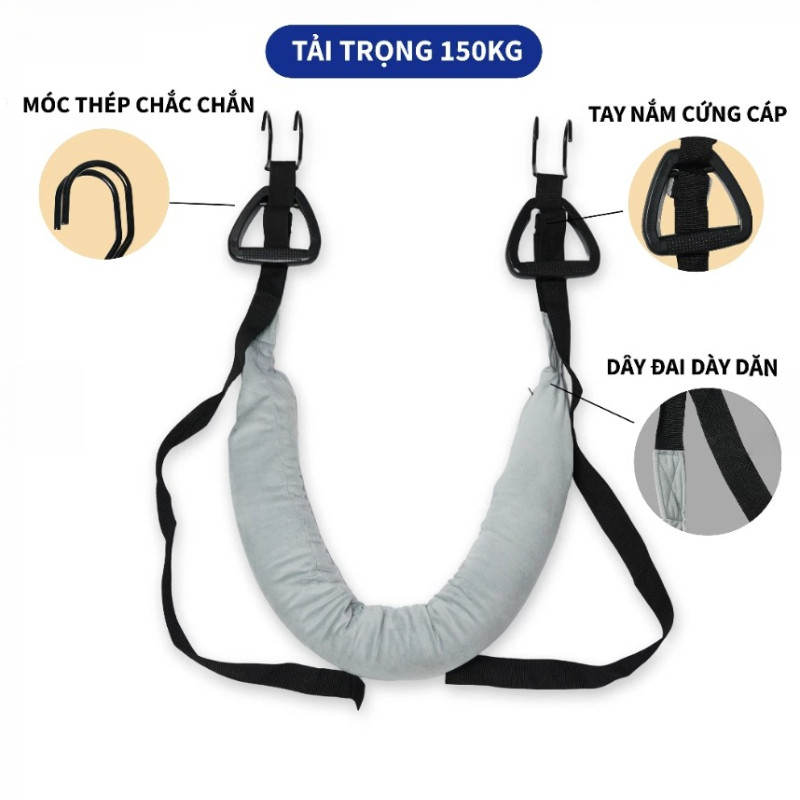 Đai cột sống thắt lưng treo ngoài trời,Kéo Giãn Lưng,Đai thắt lưng tập thể dục sức chứa mạnh,thư giãn cột sống