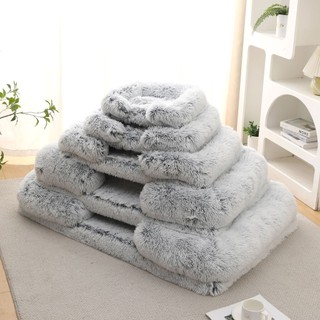 Giường cho chó chống trượt, Tổ chó chỉnh hình, Giường Sofa ấm áp sang trọng dày cỡ lớn, có nắp có thể giặt được