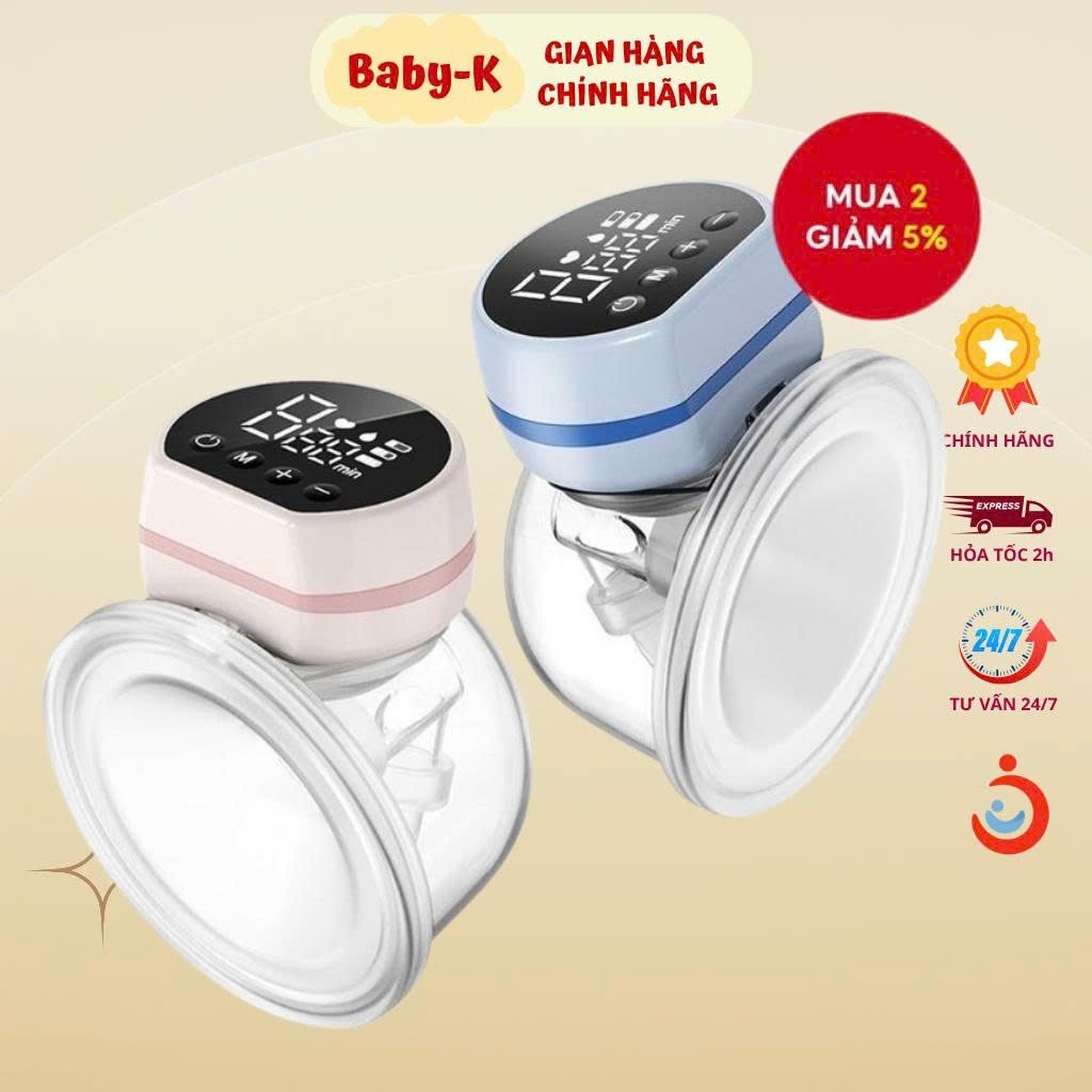 Máy hút sữa rảnh tay thông minh không dây cao cấp, vắt kích sữa không đau 9 cấp độ-SHOPMEKHOAI