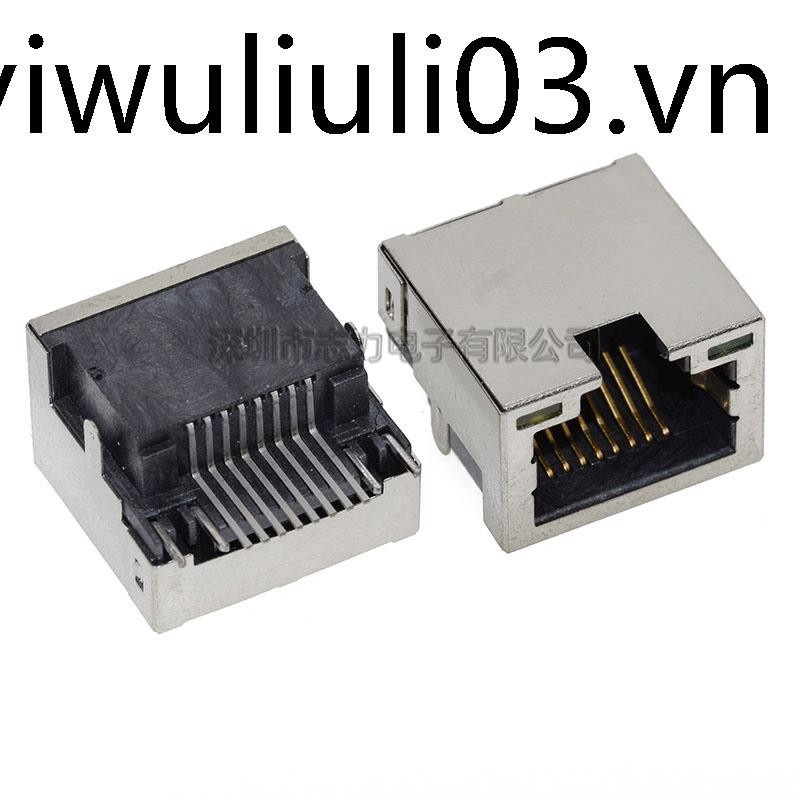 Ổ cắm mạng RJ45 8P8C 1X1 Loại chìm Ổ cắm nữ Ổ cắm vá Giao diện mạng LED ...