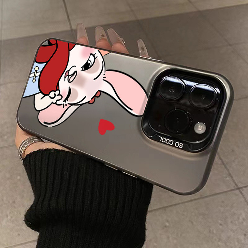 Vỏ Tương Thích Cho Redmi 15C 13X 13C 14C 12 4G Redmi Note 14 13 12 11 Pro Plus 5G 10 Pro 12S 11S Động Vật Dễ Thương Thỏ Cặp Đôi IMD Matte Cứng Chống Sốc
