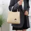 HNKMP Hoạt Hình Nhật Bản Gấu Bông Hộp Cơm Trưa Túi Tote Dung Tích Lớn Túi Bento Dễ Thương.