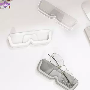 Trưng bày kính RTJIFSS, Giá đỡ trưng bày kính râm treo tường gia đình, trang trí tủ quần áo không đục lỗ Giá lưu trữ kính di động Phòng ngủ phòng tắm để bàn